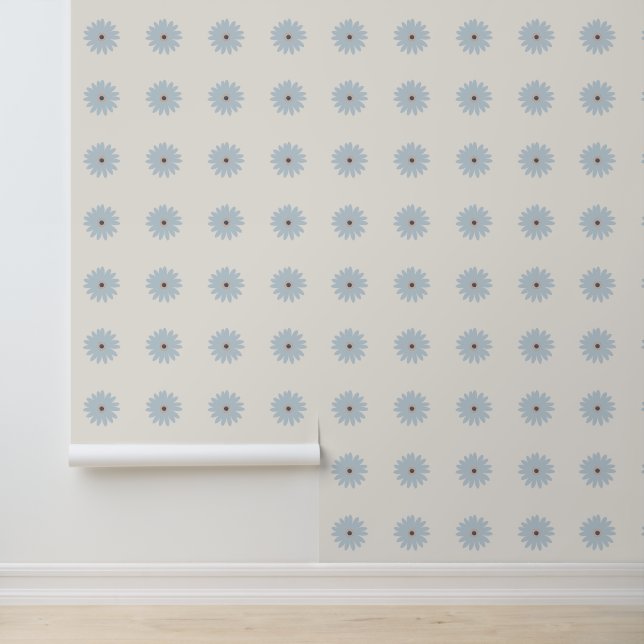 Light Blue Daisy Wallpaper (Application)
