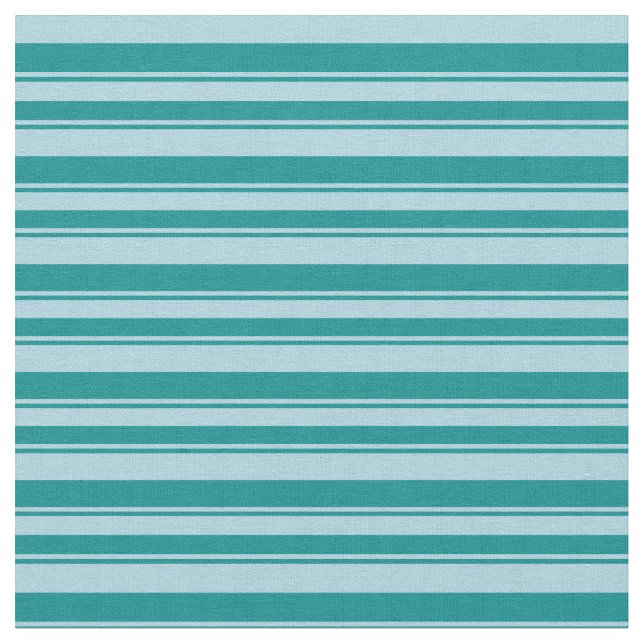 Light Blue & Dark Cyan Colored Pattern Fabric (Close Up)