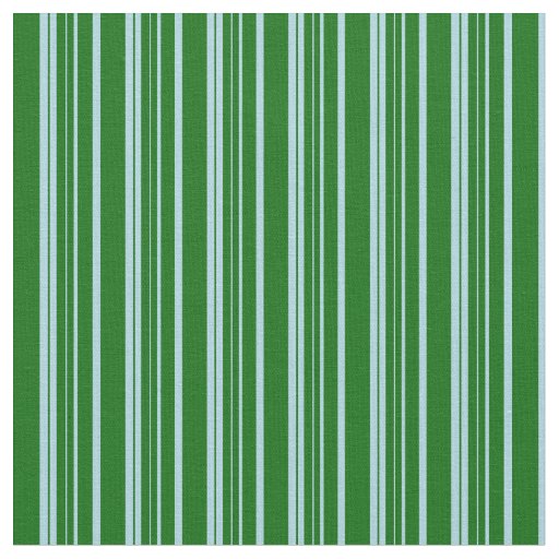 Light Blue & Dark Green Lined/Striped Pattern Fabric