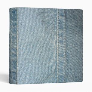 Light Blue Denim Binder