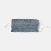 Light Blue Denim Jeans Pattern Adult Cloth Face Mask (Front, Folded)