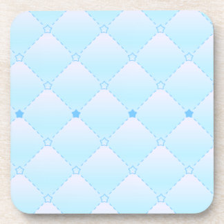 Light Blue Diamond Pattern Decorative Coaster