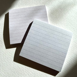 Light Blue Dot Rule Post-It Notes