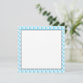 light blue dots, a simple, pleasant decoration (Standing Front)