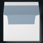 Light Blue Elegant Script Wedding Envelope<br><div class="desc">Light cornflower blue inner color wedding invitation envelope.  We’ve added a return address area for your personalization.</div>