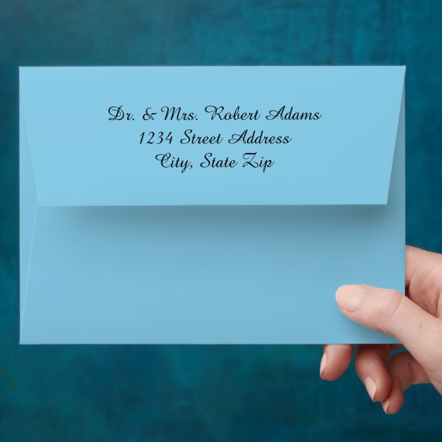 Light Blue - Envelope (Hand)