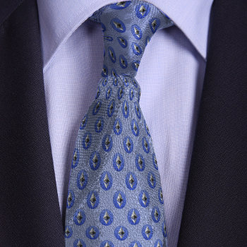 Light Blue Ethereum Crypto Coin Neck Tie by matchingtiesandsocks at Zazzle