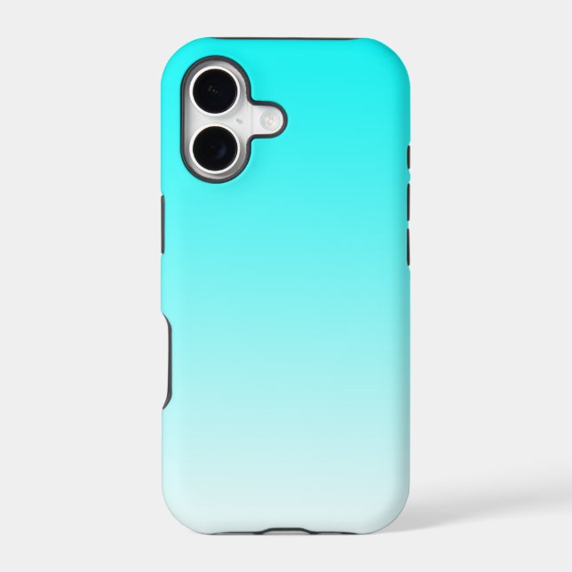 Light Blue Fade Iphone Case (Back)