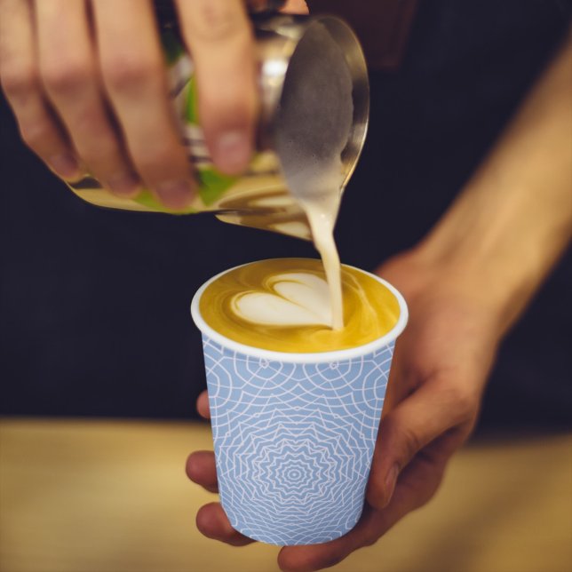 Light Blue Faux Tulle Design Paper Cups (Creator Uploaded)