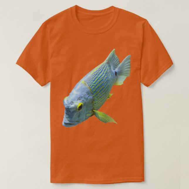 Light Blue Fish Classic TShirt (Design Front)