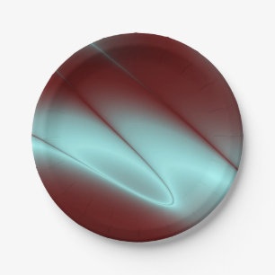 Light Blue Flash Paper Plates