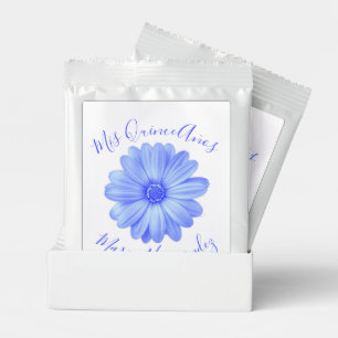 Light Blue Floral Quinceañera Lemonade Drink Mix