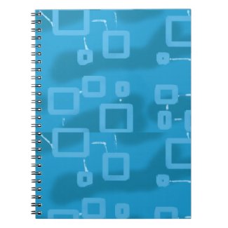 Light Blue Geometric Squares 