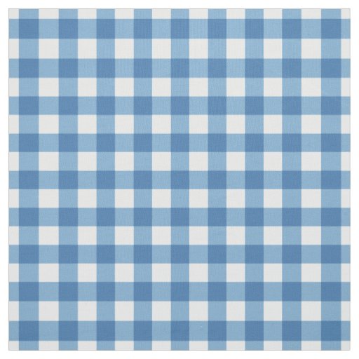 Light Blue Gingham Fabric