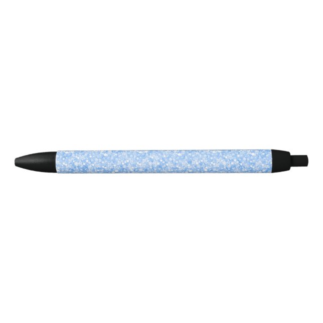 Light Blue Glitter And Sparkles Pen (Front)