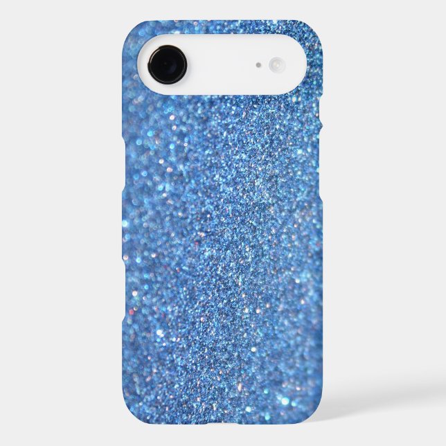 Light Blue Glitter Samsung Galaxy S7 Phone Case (Back)