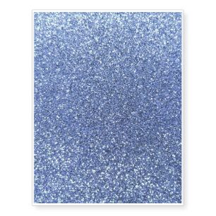 Light blue glitter temporary tattoos