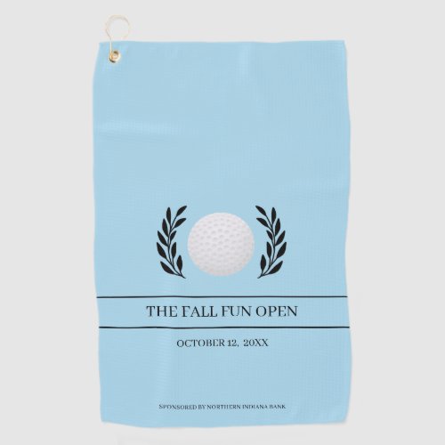 Light Blue Golf Tournament  Golf Towel