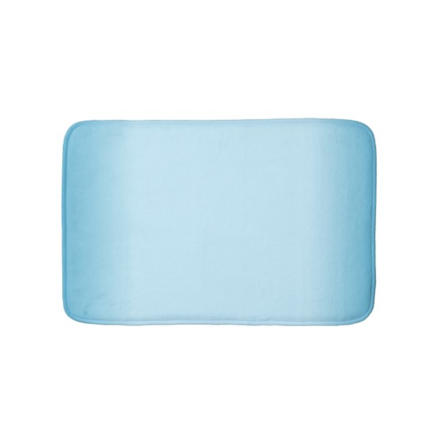 Light Blue Gradient Bath Mat (Front)