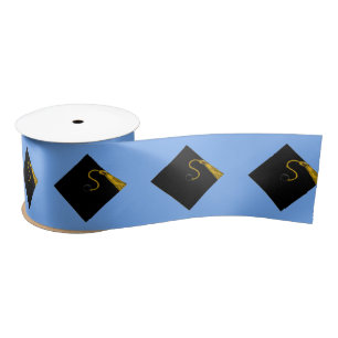 Light Blue Graduation Satin Ribbon