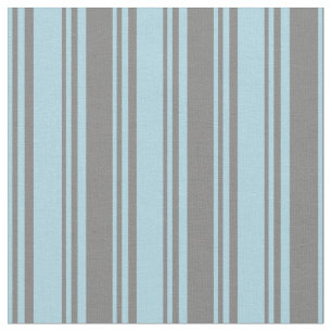 Light Blue & Gray Pattern of Stripes Fabric