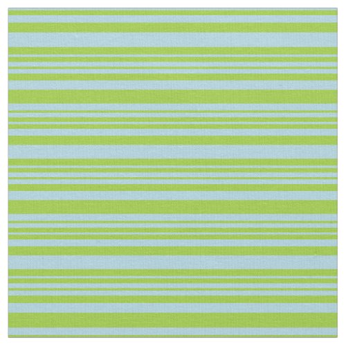 Light Blue  Green Colored Lined Pattern Fabric