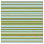 [ Thumbnail: Light Blue & Green Colored Lines Pattern Fabric ]