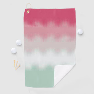 Light Blue Green Grey Gray Maroon Red Golf Towel