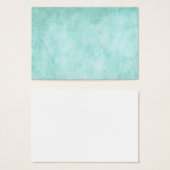 Light Blue Green Watercolor Paper Background Blank (Front & Back)