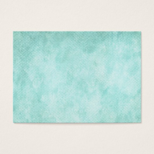 Light Blue Green Watercolor Paper Background Blank (Front)