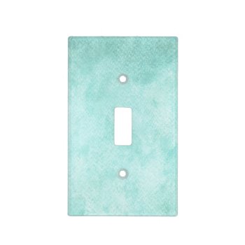 Light Blue Green Watercolor Paper Background Blank Light Switch Cover by SilverSpiral at Zazzle