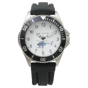 Light Blue Helicopter Watch