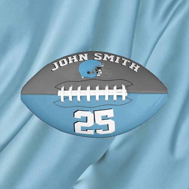 Light Blue Helmet Gray Blue•Custom Football (Creator Uploaded)