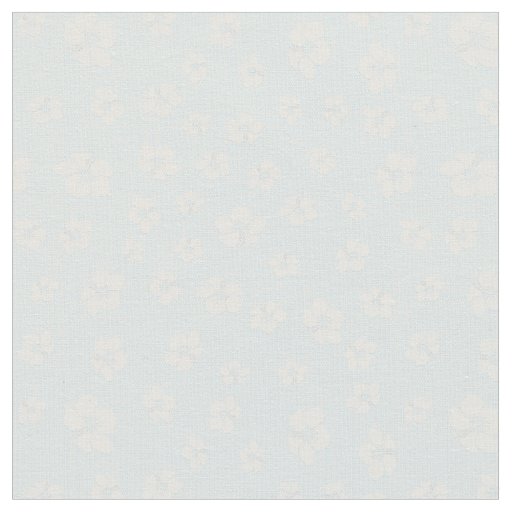 Light Blue Hibiscus Floral Fabric