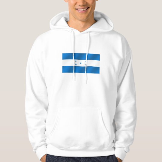 Light Blue Honduras glossy flag gifts Hoodie