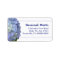 Light Blue Hydrangea Address Label Template
