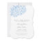 Light Blue Hydrangea Wedding Save the Date