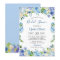 Light Blue Hydrangeas Floral Wreath Bridal Shower
