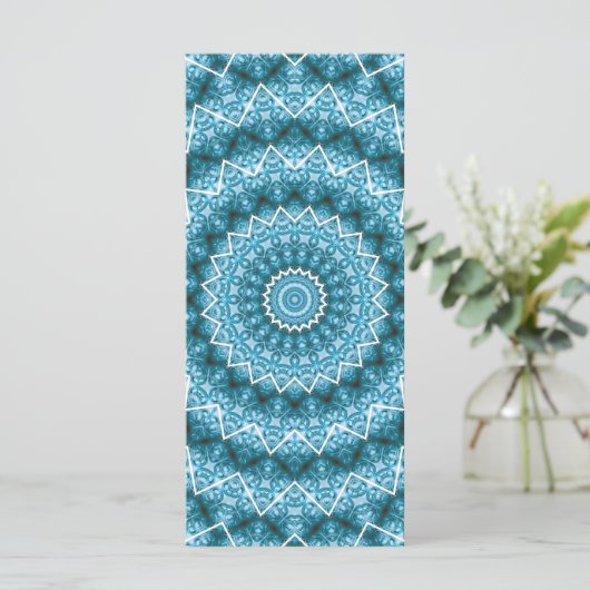 Light Blue Kaleidoscope / Mandala (Standing Front)