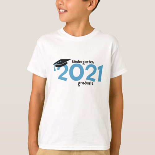 Light Blue Kindergarten Graduation Shirt