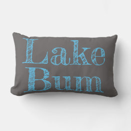light blue LAKE BUM | Lumbar Pillow