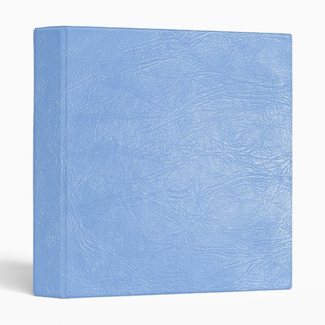 light blue leather texture binder (Front/Spine)