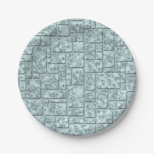 Light blue, loft paper plates