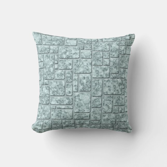 Light blue, loft throw pillow (Front)