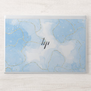 Light Blue Marble HP EliteBook 840 G5/G6 Laptop Skin