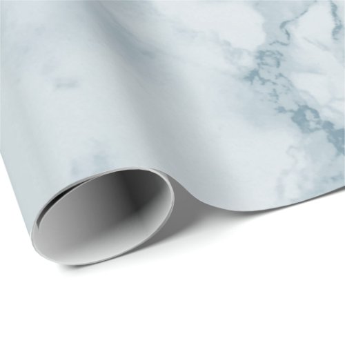 Light Blue Marble Texture Look Wrapping Paper