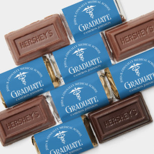 Light Blue Medical School Graduation Party Hershey's Miniatures