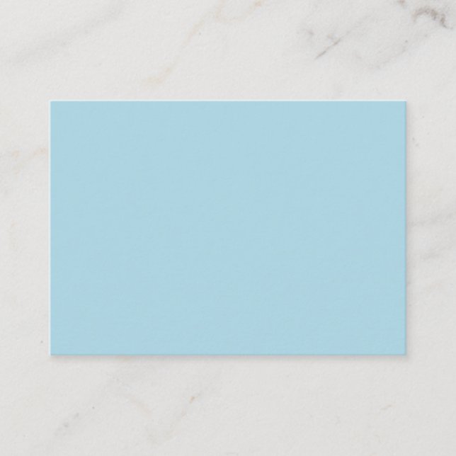 Light Blue Mighty Business Card (Front)