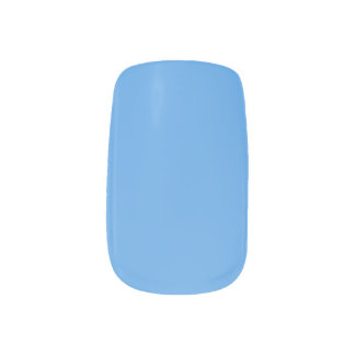 Light Blue Minx Nail Art