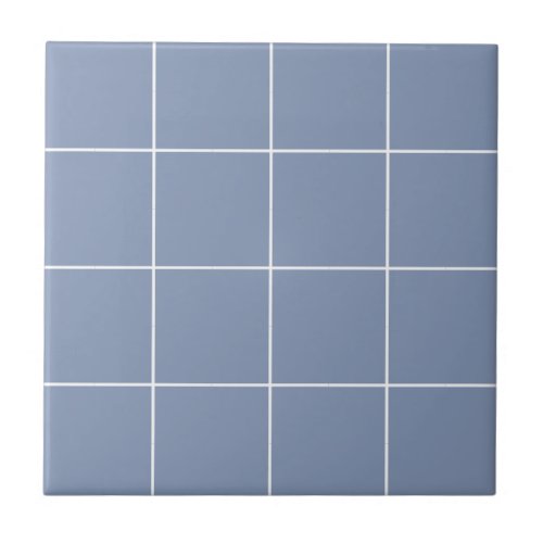 Light Blue Modern Geometric Simple Checks Ceramic Tile